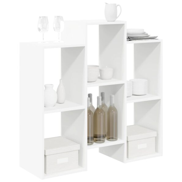 vidaXL Servírovacia skriňa Biela 90 x 30 x 90 cm – Obrázok 3