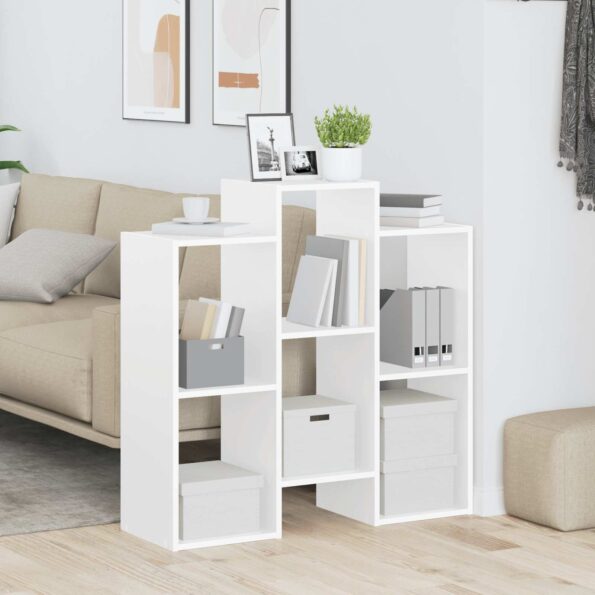 vidaXL Servírovacia skriňa Biela 90 x 30 x 90 cm – Obrázok 4