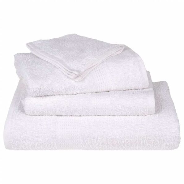 vidaXL Osušky FROGN 2 ks biele 100x150 cm 360 g/m² – Obrázok 4