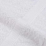 vidaXL Osušky FROGN 2 ks biele 100x150 cm 360 g/m² – Obrázok 7