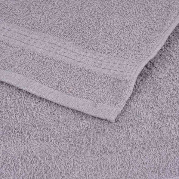 vidaXL Sprchové uteráky FROGN 2 ks sivé 70x140 cm 360 g/m² – Obrázok 6