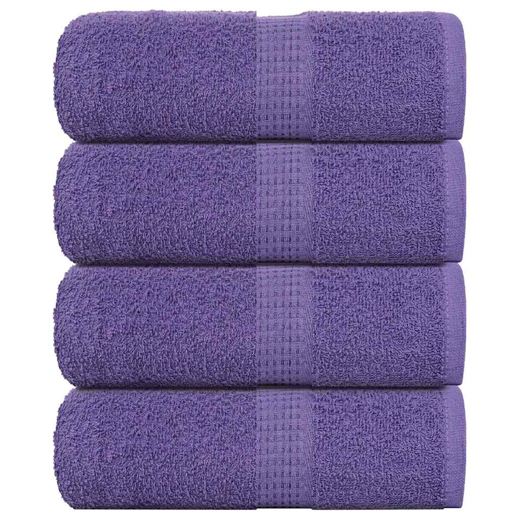 136873_1.jpg vidaXL Utierky na umývanie FROGN 4 ks fialové 30x30 cm 360 g/m² – Obrázok 1