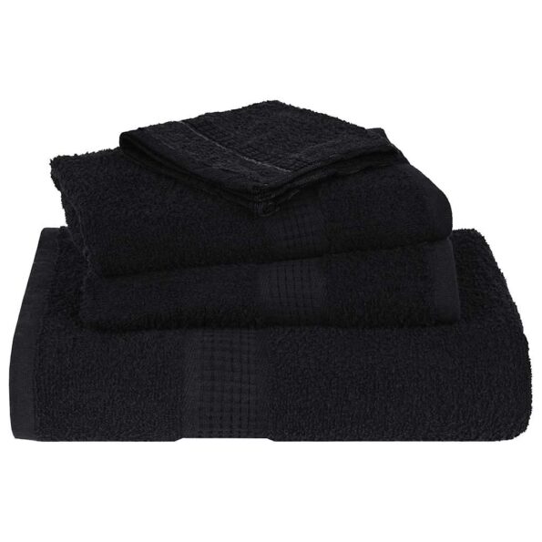 vidaXL Uteráky pre hostí FROGN 10 ks čierne 30x50 cm 360 g/m² – Obrázok 4