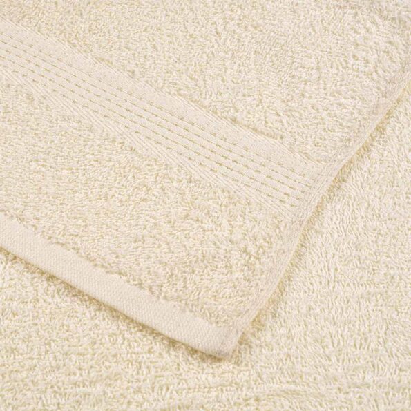 vidaXL Utierky na umývanie FROGN 2 ks krémové 30x30 cm 360 g/m² – Obrázok 6