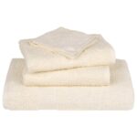 vidaXL Uteráky pre hostí FROGN 10 ks krémové 30x50 cm 360 g/m² – Obrázok 4