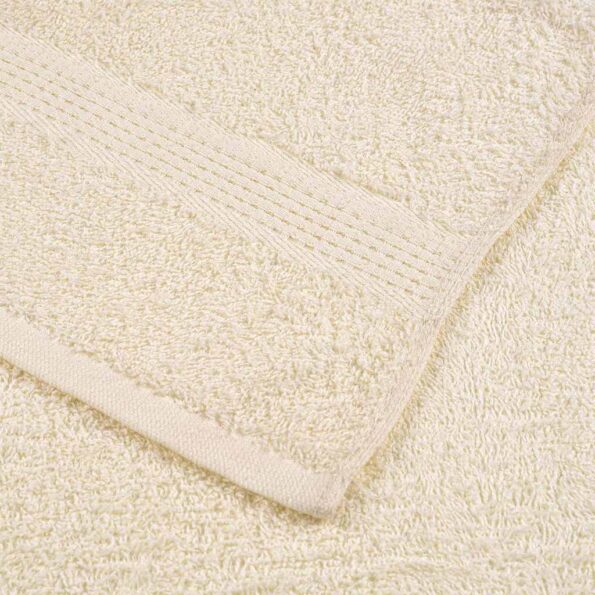 vidaXL Uteráky pre hostí FROGN 10 ks krémové 30x50 cm 360 g/m² – Obrázok 6