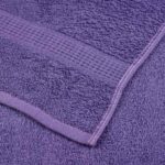 vidaXL 8-dielna sada uterákov FROGN fialová 360 g/m² – Obrázok 6