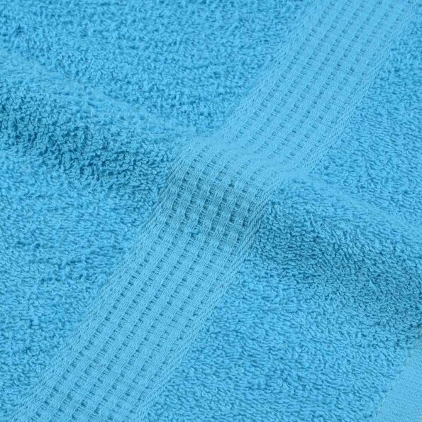 vidaXL 6-dielna sada uterákov FROGN tyrkysová 360 g/m² – Obrázok 7