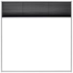 vidaXL Plisovaná okenná sieťka proti hmyzu s hliníkovým rámom, 120 x 120 cm – Obrázok 3