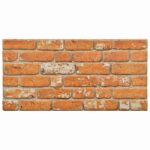 vidaXL Nástenné panely 10 pcs Tehla 100 x 50 cm EPS pena
