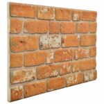 vidaXL Nástenné panely 10 pcs Tehla 100 x 50 cm EPS pena – Obrázok 3