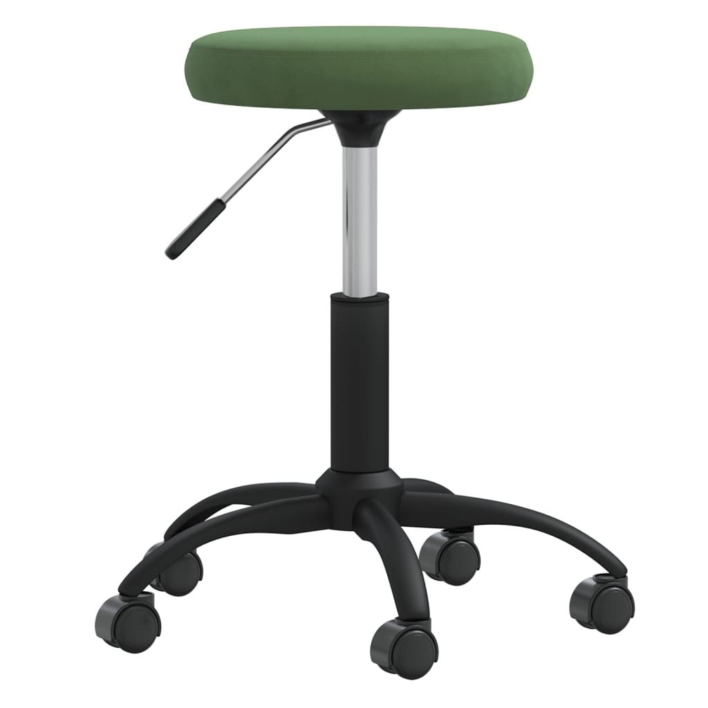 3085730_1.jpg vidaXL Jedálenská stolička tmavozelená zamatová – Obrázok 1