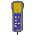 vidaXL Masážne kreslo s polohovacím mechanizmom, tmavozelené, látkové – Obrázok 11