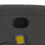 vidaXL Masážne kreslo s polohovacím mechanizmom, tmavosivá látka z mikrovlákna – Obrázok 10