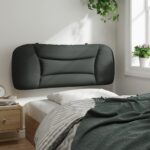 vidaXL Vankúš na čelo postele Hvar tmavosivý 100 cm látkový – Obrázok 4