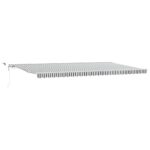 vidaXL Automatická zaťahovacia markíza s LED diódami, antracitová a biela, 600x300 cm – Obrázok 5