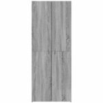 vidaXL Kartotéka sivá, sonoma, 60x32x153 cm, syntetické drevo – Obrázok 4