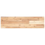 vidaXL Plávajúca polica 80x20x2 cm neošetrené masívne drevo akácia – Obrázok 2