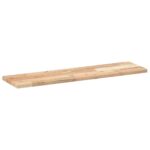vidaXL Plávajúca polica 80x20x2 cm neošetrené masívne drevo akácia – Obrázok 3