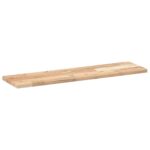 vidaXL Plávajúce police 2 ks 80x20x2 cm neošetrené masívne drevo akácia – Obrázok 6