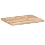 vidaXL Plávajúce police 4 ks 40x30x2 cm neošetrené masívne drevo akácia – Obrázok 6