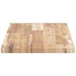 vidaXL Plávajúca polica 100x30x2 cm neošetrené masívne drevo akácia – Obrázok 5