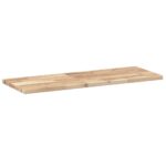 vidaXL Plávajúce police 3 ks 100x30x2 cm neošetrené masívne drevo akácia – Obrázok 3
