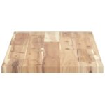 vidaXL Plávajúce police 3 ks 100x30x2 cm neošetrené masívne drevo akácia – Obrázok 5