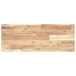 vidaXL Plávajúce police 3 ks 100x30x2 cm neošetrené masívne drevo akácia – Obrázok 7