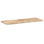 vidaXL Plávajúce police 4 ks 100x30x2 cm neošetrené masívne drevo akácia – Obrázok 6