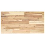 vidaXL Plávajúca polica 80x40x2 cm neošetrené masívne drevo akácia – Obrázok 2
