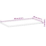 vidaXL Plávajúce police 3 ks 80x40x2 cm neošetrené masívne drevo akácia – Obrázok 9