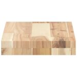 vidaXL Plávajúce police 2 ks 40x20x4 cm neošetrené masívne drevo akácia – Obrázok 5