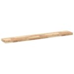 vidaXL Plávajúce police 2 ks 120x20x4 cm neošetrené masívne drevo akácia – Obrázok 3