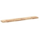 vidaXL Plávajúce police 4 ks 120x20x4 cm neošetrené masívne drevo akácia – Obrázok 3