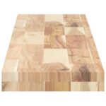 vidaXL Plávajúce police 4 ks 140x20x4 cm neošetrené masívne drevo akácia – Obrázok 5