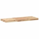 vidaXL Plávajúce police 4 ks 80x30x4 cm neošetrené masívne drevo akácia – Obrázok 3