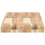 vidaXL Plávajúce police 4 ks 80x30x4 cm neošetrené masívne drevo akácia – Obrázok 5