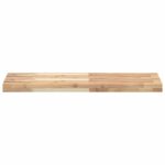 vidaXL Plávajúce police 4 ks 100x30x4 cm neošetrené masívne drevo akácia – Obrázok 4