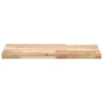 vidaXL Plávajúca polica 80x40x4 cm neošetrené masívne drevo akácia – Obrázok 4