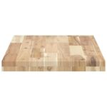 vidaXL Plávajúce police 3 ks 80x40x4 cm neošetrené masívne drevo akácia – Obrázok 5