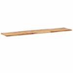 vidaXL Plávajúce police 2 ks 120x30x2 cm olejom sfarbené masívne drevo akácia – Obrázok 3