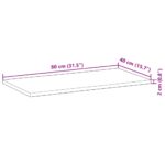 vidaXL Plávajúce police 2 ks 80x40x2 cm olejom sfarbené masívne drevo akácia – Obrázok 9