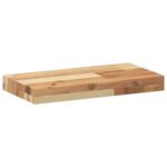 vidaXL Plávajúce police 3 ks 60x20x4 cm olejom sfarbené masívne drevo akácia – Obrázok 3