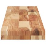 vidaXL Plávajúce police 2 ks 120x20x4 cm olejom sfarbené masívne drevo akácia – Obrázok 5