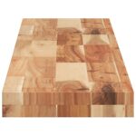 vidaXL Plávajúce police 4 ks 120x20x4 cm olejom sfarbené masívne drevo akácia – Obrázok 5