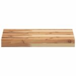 vidaXL Plávajúce police 4 ks 60x30x4 cm olejom sfarbené masívne drevo akácia – Obrázok 4