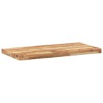 vidaXL Plávajúce police 3 ks 80x40x4 cm olejom sfarbené masívne drevo akácia – Obrázok 3