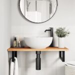 vidaXL Kúpeľňová doska nad umývadlo s olejovou úpravou 80x40x2 cm masívne drevo akácia – Obrázok 2