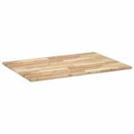 vidaXL Stolová doska, neošetrená 80x70x2 cm, masívne drevo, akácia – Obrázok 7